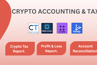 do crypto accounting, tax filing in koinly or cointracking