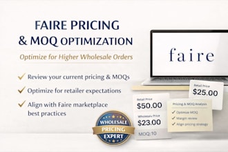 audit and optimize your faire wholesale store for conversion