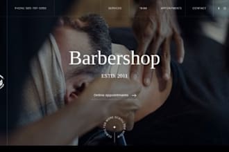 design squarespace barber website beauty beard oil website hairstylist website