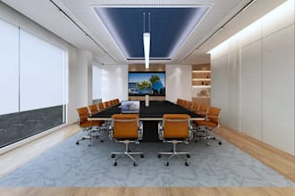 repurpose 3d minimalist office interior,conference meeting room,workspace render