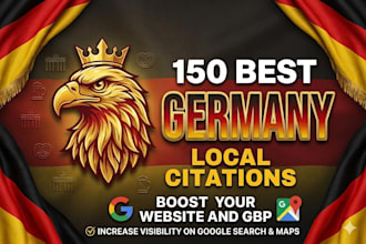 manual germany local citations and directory submissions for SEO ranking boost