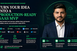 build your production ready saas mvp with full stack development