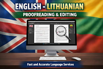 proofread and edit your lithuanian content