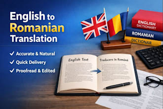 translate english to romanian texts manually and accurately