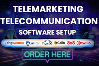 set up your call center or dialer software for your telemarketing business