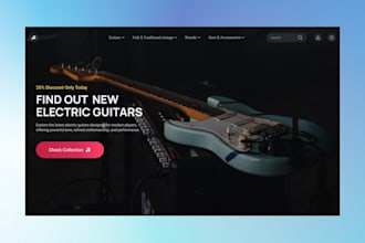 design an ecommerce website UI UX in figma