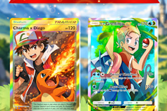 draw custom pokemon art or trainer pokemon