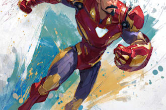 make super hero character design