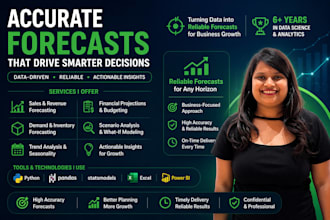 forecast your sales, demand, revenue to improve business decisions