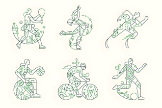 draw custom one line art, continuous line art, minimalist line art illustration