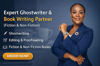 be your professional kindle book writer ebook ghostwriter nonfiction book editor