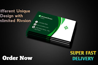 design a clean and minimalist business card