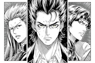 draw you as anime in jojo bizzare adventure custom character
