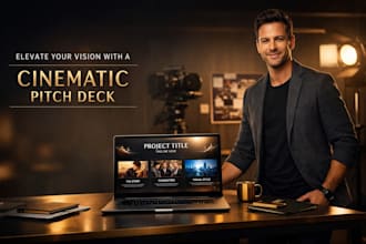 design film pitch deck presentation, movie pitch deck, epk TV podcast pitch deck