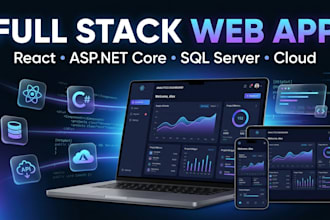 build asp net core mvc web application with database