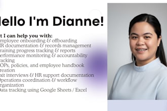 be your efficient HR coordinator