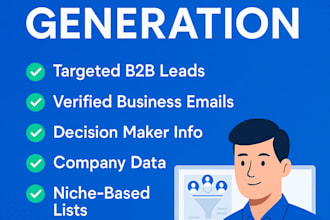 collect high quality b2b leads and verified company data