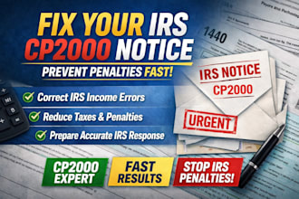 fix your irs cp2000 notice and prevent penalties fast