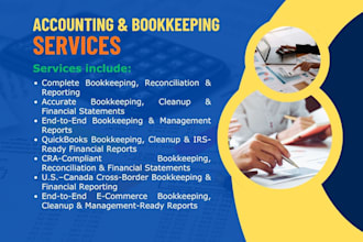 do professional bookkeeping, quickbooks and xero accounting for your business