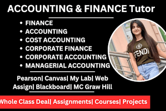 do cost accounting, corporate finance, managerial,  managerial accounting class