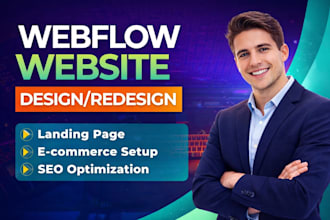 be your expert webflow expert, webflow landing page, webflow developer