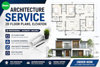 create professional 2d floor plans and architecture layouts