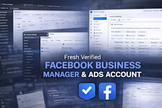 create fresh facebook account with ads account and fb business manager