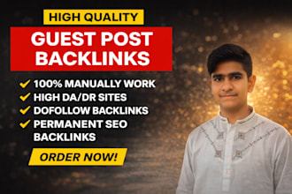 build niche relevant guest post backlinks