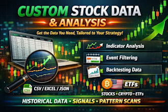 build custom historical stock datasets