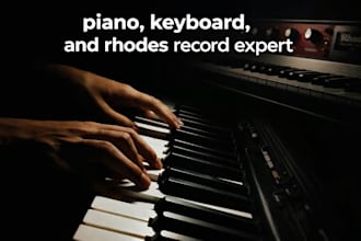 record piano, keyboard, and rhodes for your music production lofi, neo soul
