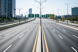 design 3d road, highway, and intersection layouts with sidewalks and roundabouts