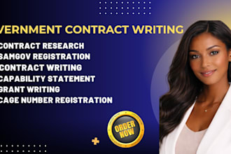 help your business obtain cage code for government contract or federal contract