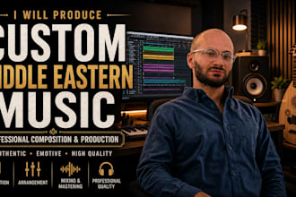 compose authentic arabic middle eastern music for film, ads, games or youtube