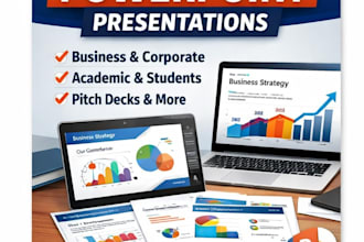 create professional PPT for business, corporate and students