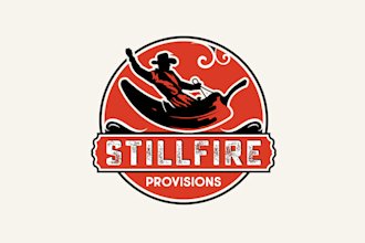 do awesome rodeo logo for your business with t shirt design