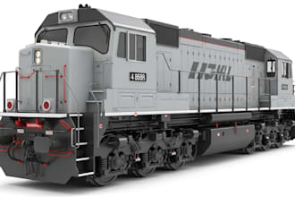 model 3d train or tram for game ready and roblox assets