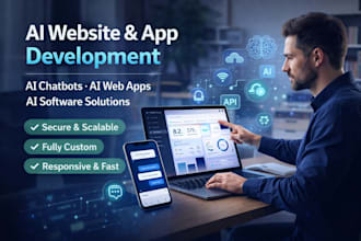develop ai website, ai chabot, ai web application, ai software developer