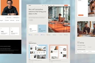 build contractors, realtor, handyman, architect, developers portfolio website