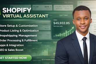 be your shopify virtual assistant