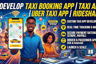 develop taxi booking app taxi app uber taxi app rideshare app