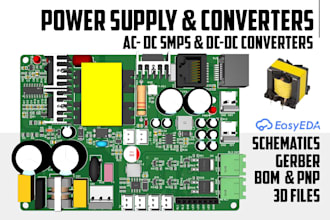 design custom smps power supply and converters sch and pcb