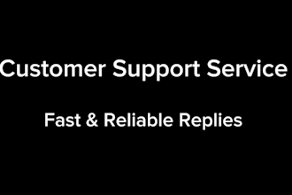 reply to customer messages and provide chat support