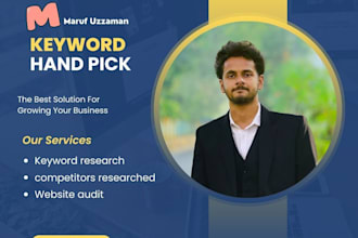 do hand pick SEO keyword for your website