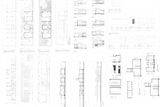 develop a full architectural project with plans and 3d visualization