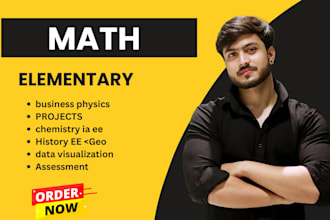 be your tutor for elementary, middle, to high school math