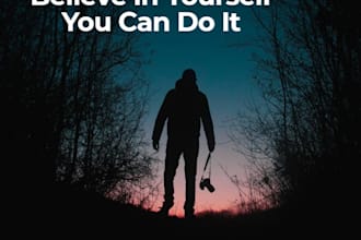 create motivational posts for instagram and facebook using canva