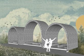 do architectural rendering and plan in photoshop