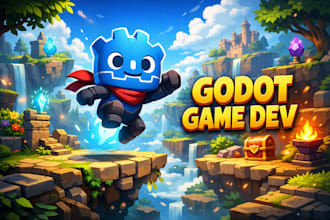 develop a high quality 2d game or prototype in godot engine