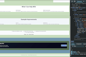 fix or improve your website