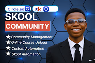 setup online skool community skool community manager skool setup skool promotion